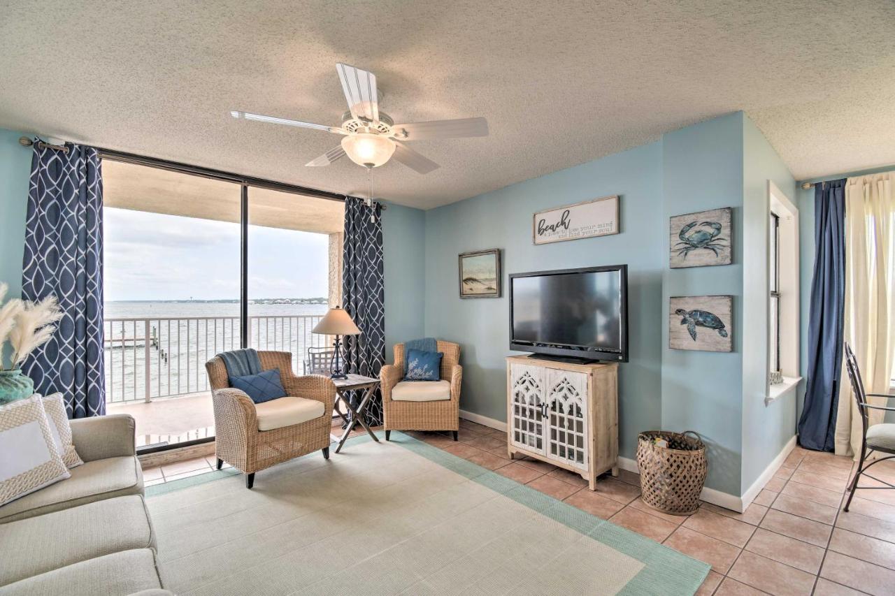 Waterfront Gulf Shores Condo With Patio, Pier And Pool Extérieur photo