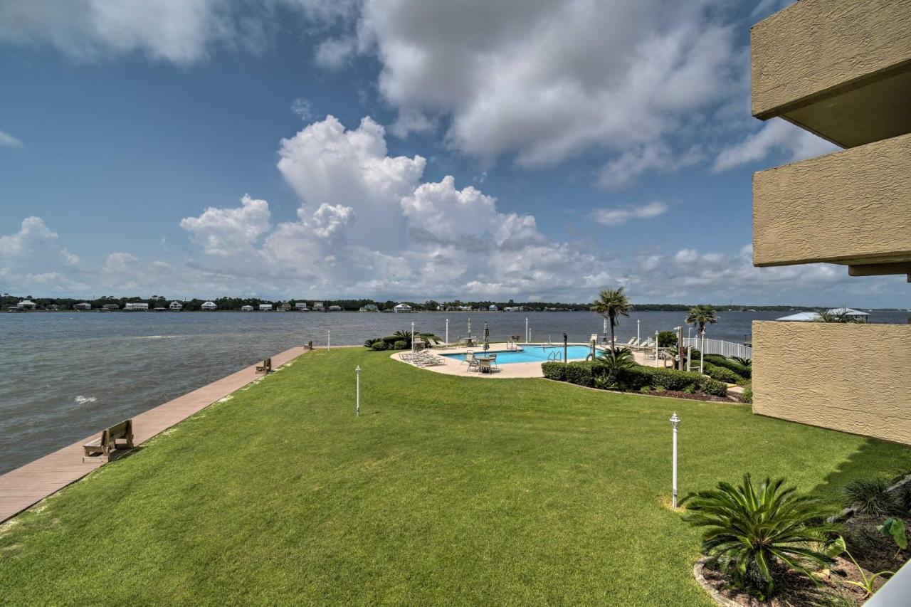 Waterfront Gulf Shores Condo With Patio, Pier And Pool Extérieur photo